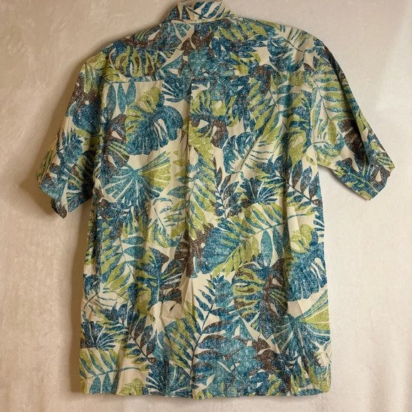 Cooke Street Honolulu Men's Short Sleeve Button Up Hawaiian Aloha Shirt Medium - Picture 8 of 11